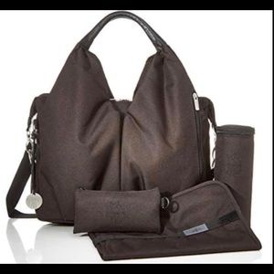 Lassis Black Diaper Bag